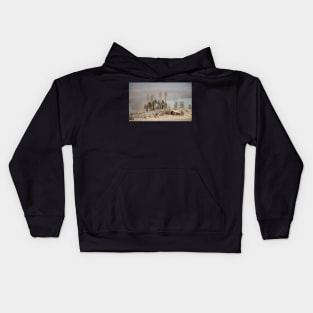 Cabin in the Wintertime Kids Hoodie